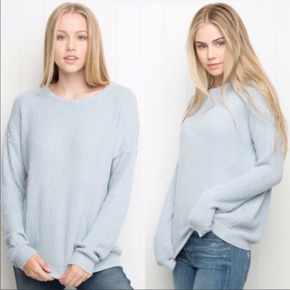 brandy blue sweater
